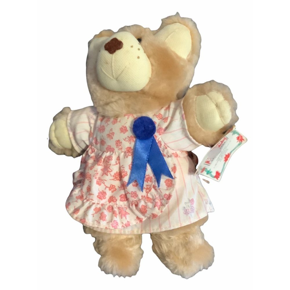 Wendy's‎ Hattie Furskin plush Appalachian Artworks 1986 stuffed animal toy
